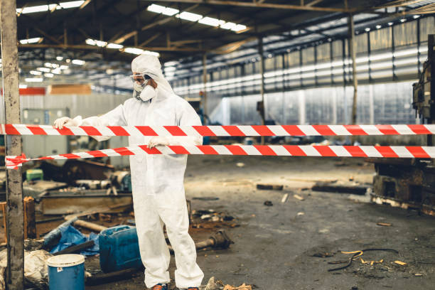 Professional Biohazard technician working in Center Harbor, NH